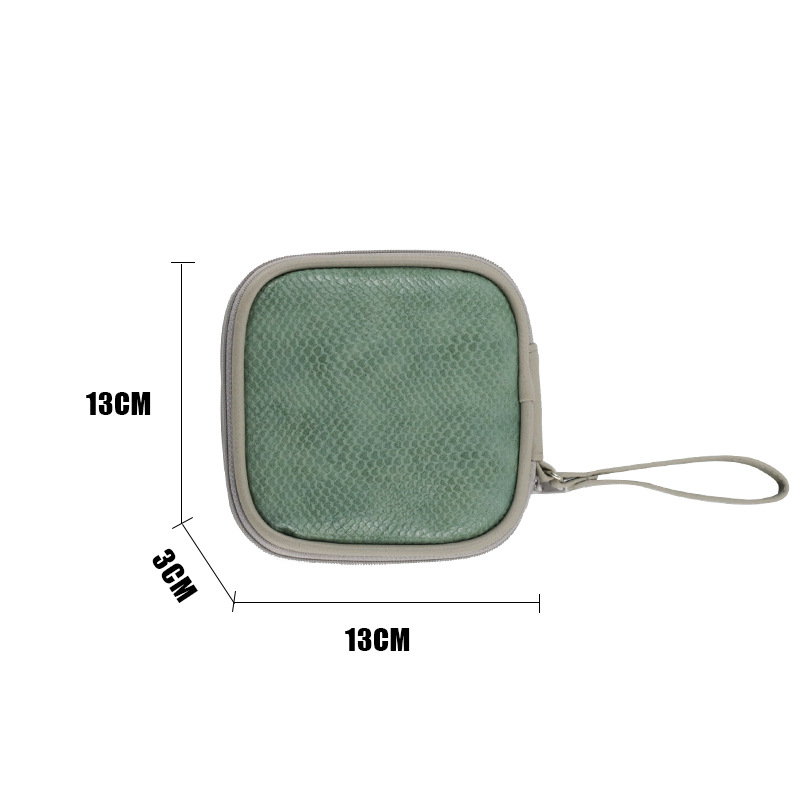 Bolsa de almacenamiento de cable de datos al por mayor de fábrica Mini Banco de energía portátil cubierta protectora estilo simple bolsa de auriculares Bluetooth inalámbrico image 6