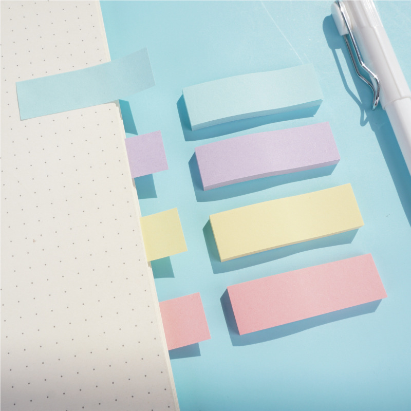 새로운 컬러 포스트잇 사무실 문구 창조적 인 간단한 그물 빨간 신문 스티커 360 N 스티커 종이 휴대용