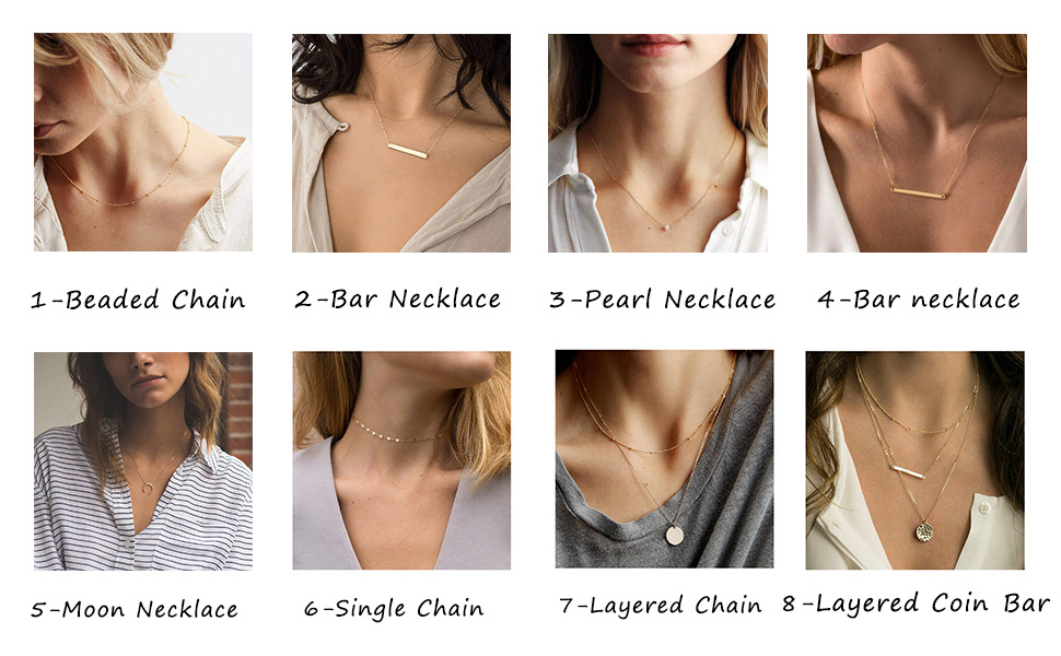 Style Simple Cercle Acier Inoxydable Acier Au Titane Placage Collier En Couches display picture 4