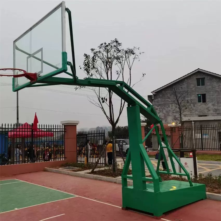 箱式篮球架 平箱仿液压篮球架