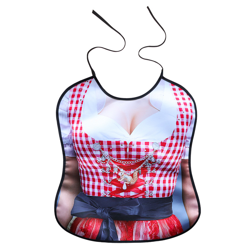 Fabricante en stock suministro adulto babero personalidad creativa divertido Reunión Anual partido spoof props olla caliente tienda invitado