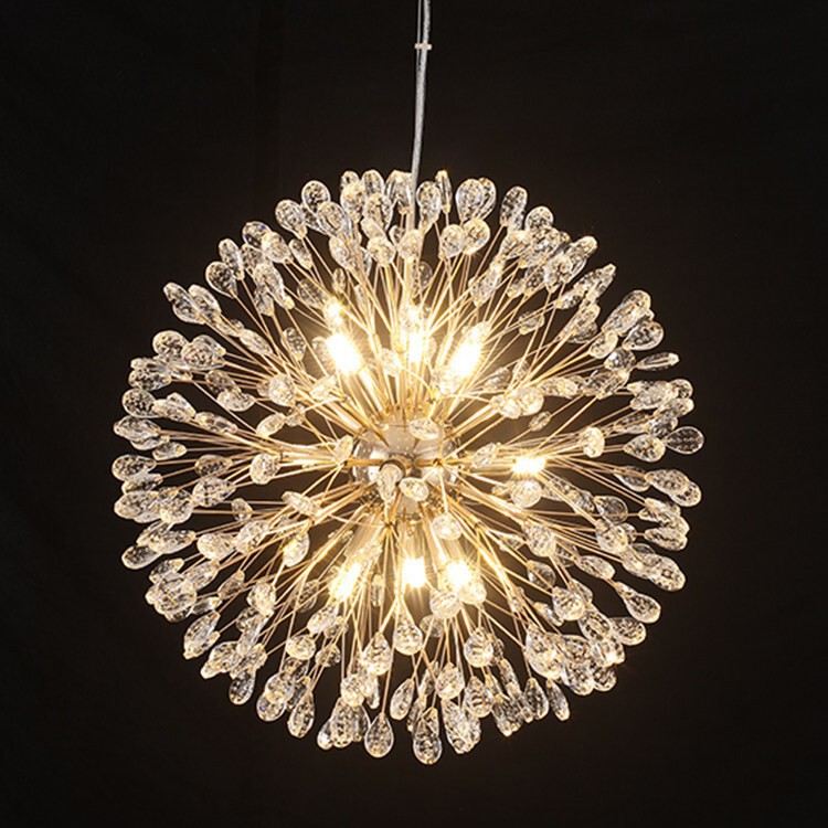 Light Luxury Crystal Chandelier Living Room Lamp 2025 New Model Lighting Fixture Master Bedroom Lamp Trendy Dandelion Clothing Store Chandelier Light Luxury Crystal Chandelier Living Room Lamp 2025 New Model Lighting Fixture Master Bedroom Lamp Trendy Dandelion Clothing Store Chandelier