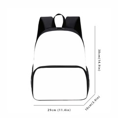 Factory direct sale, custom print logo on backpack straps and front bag design, water-resistant and wear-resistant printed craft backpack