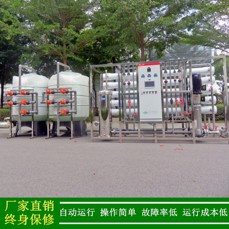 油墨生产用双极RO水处理系统10t/h工业纯水机二级反渗透绿健高效