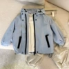 Blue autumn waterproof windproof jacket