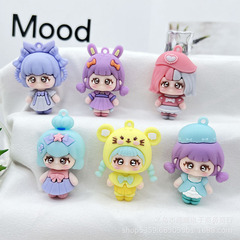 漫画の綿の人形のキーホルダーのぬいぐるみのペンダントのかわいい女の子のキーホルダーのぬいぐるみのペンダントのカップルの卸売り
