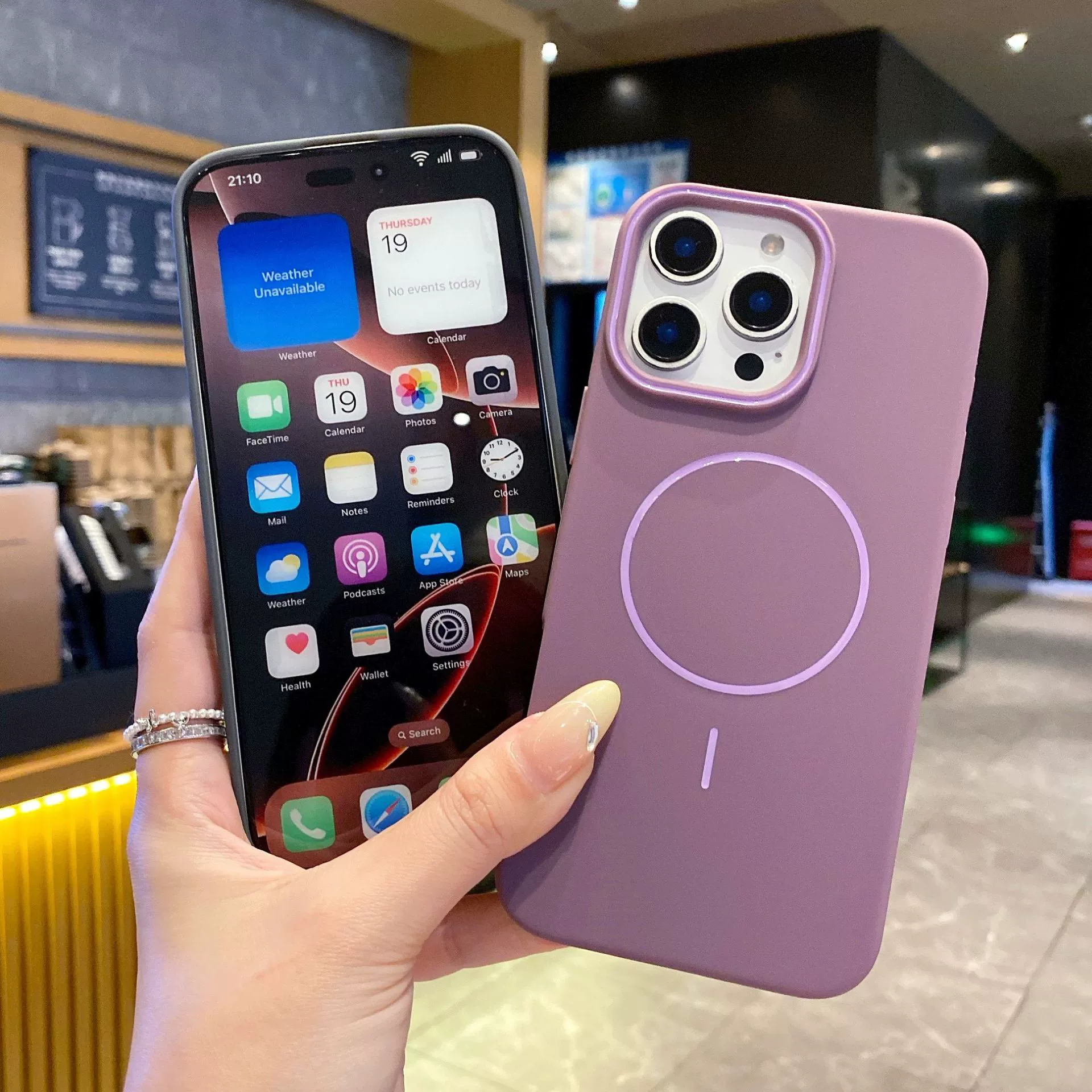 Пластиковый чехол для телефона совместимый с Apple, матовый iPhone 17, силиконовый чехол для телефона, 17Promax, iPhone, 15Plus, защита от падения