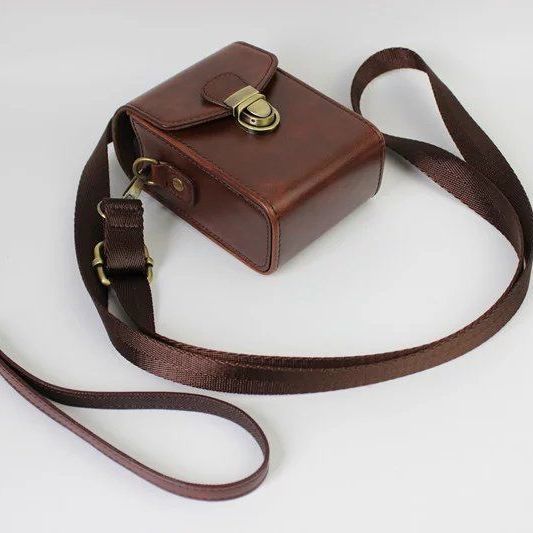 (2개) G7X 잡지 9X5X2SX700720730740 가죽 케이스 용 COWHIDE 카메라 가방 물