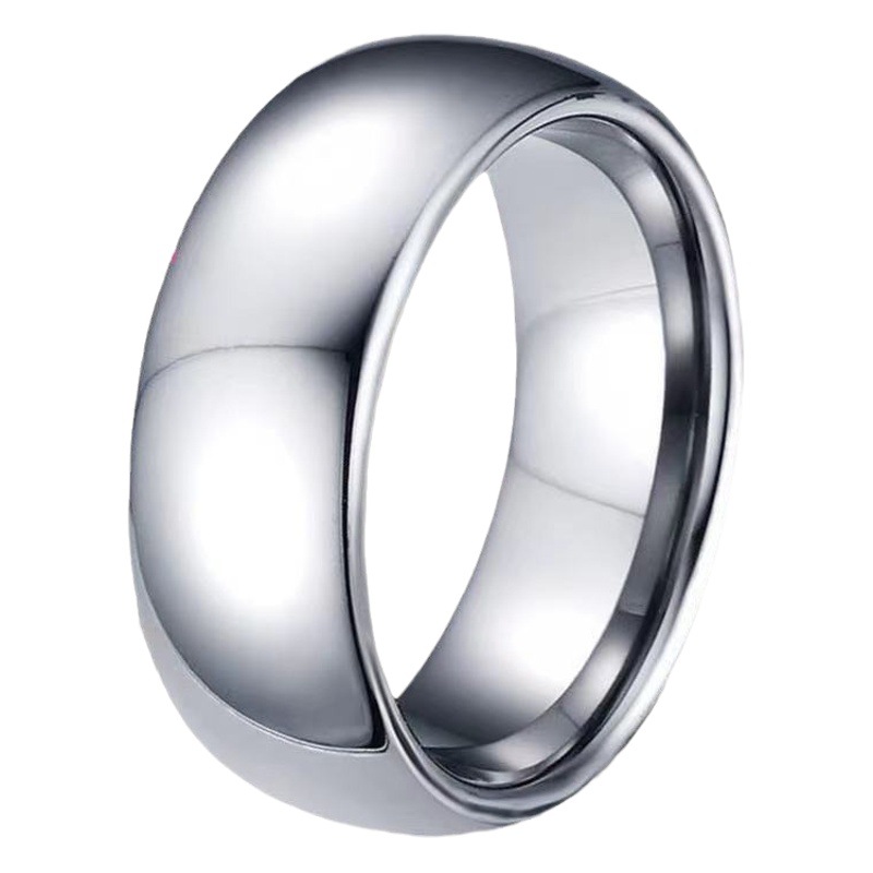 Stainless steel ring does not fade niche design men's European and American ring men's tide light surface cold titanium steel jewelry wholesale