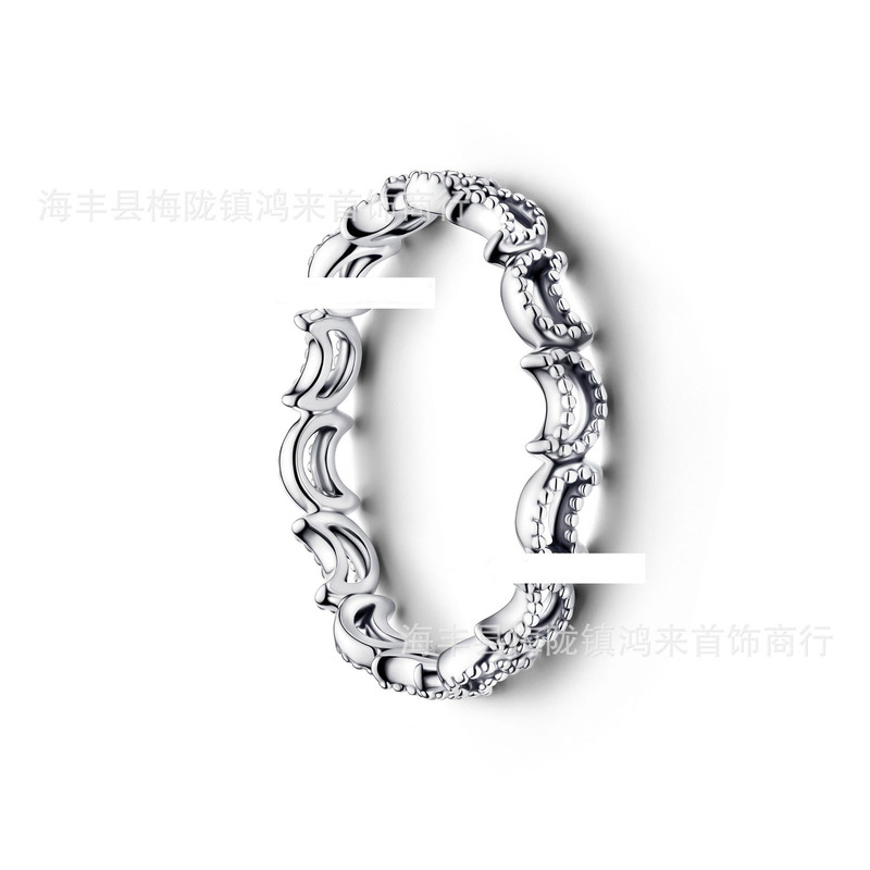 潘家白铜镀银镶钻红玫瑰花蝴蝶结简约爱心对戒卡通人物雪花系列|undefined