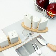 创意陶瓷调味瓶胡椒罐盐罐牙签筒套装厨房调料罐餐厅椒盐瓶味具