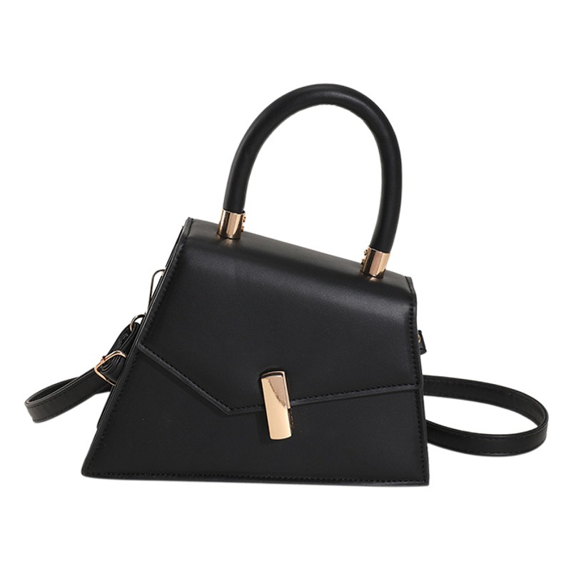 2023pu bolsa de mensajero estilo occidental simple bolso de hombro de las mujeres Bolsa de diseño de nicho portátil de moda con textura