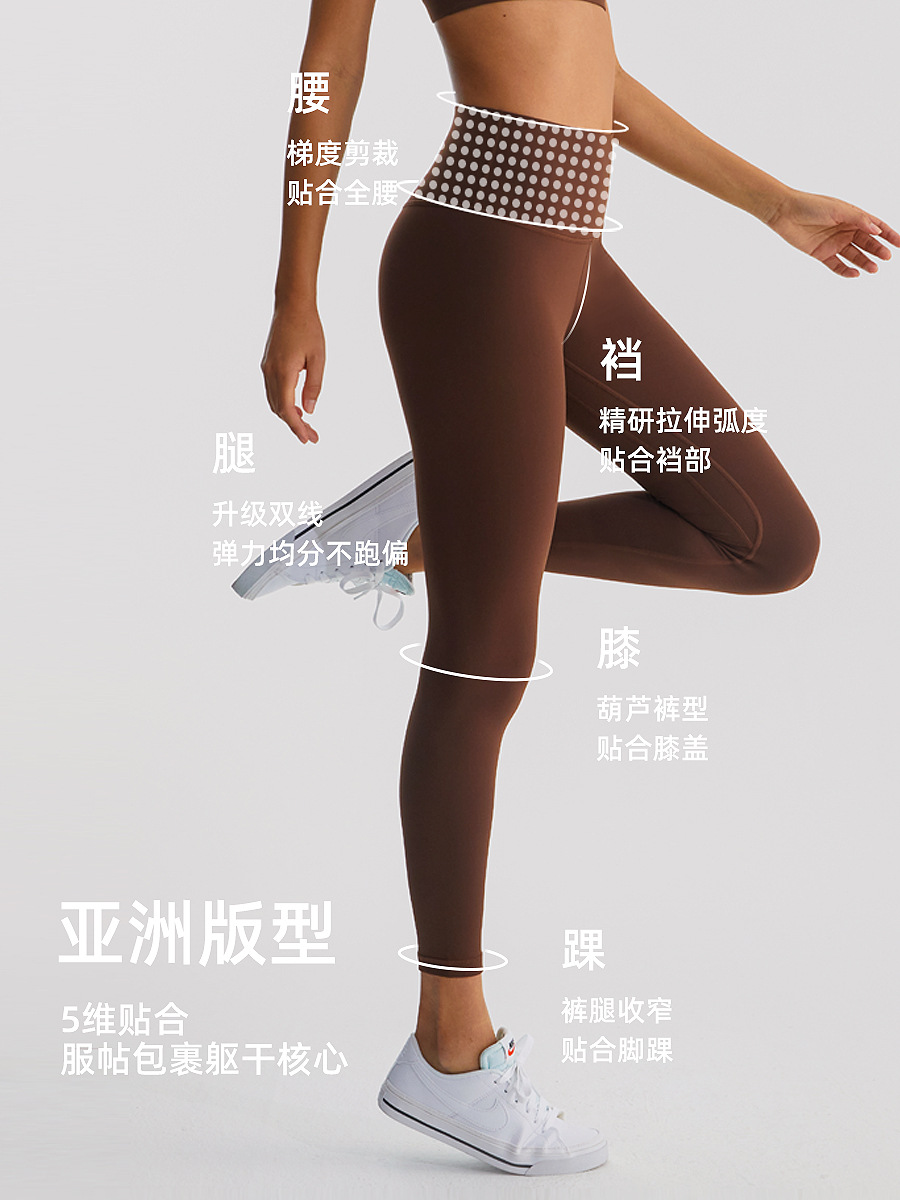 Pantalones de yoga de cintura alta Lulu para mujer, leggings deportivos de 24 pulgadas con tacto suave, efecto moldeador, realce de glúteos, absorción del sudor y secado rápido.