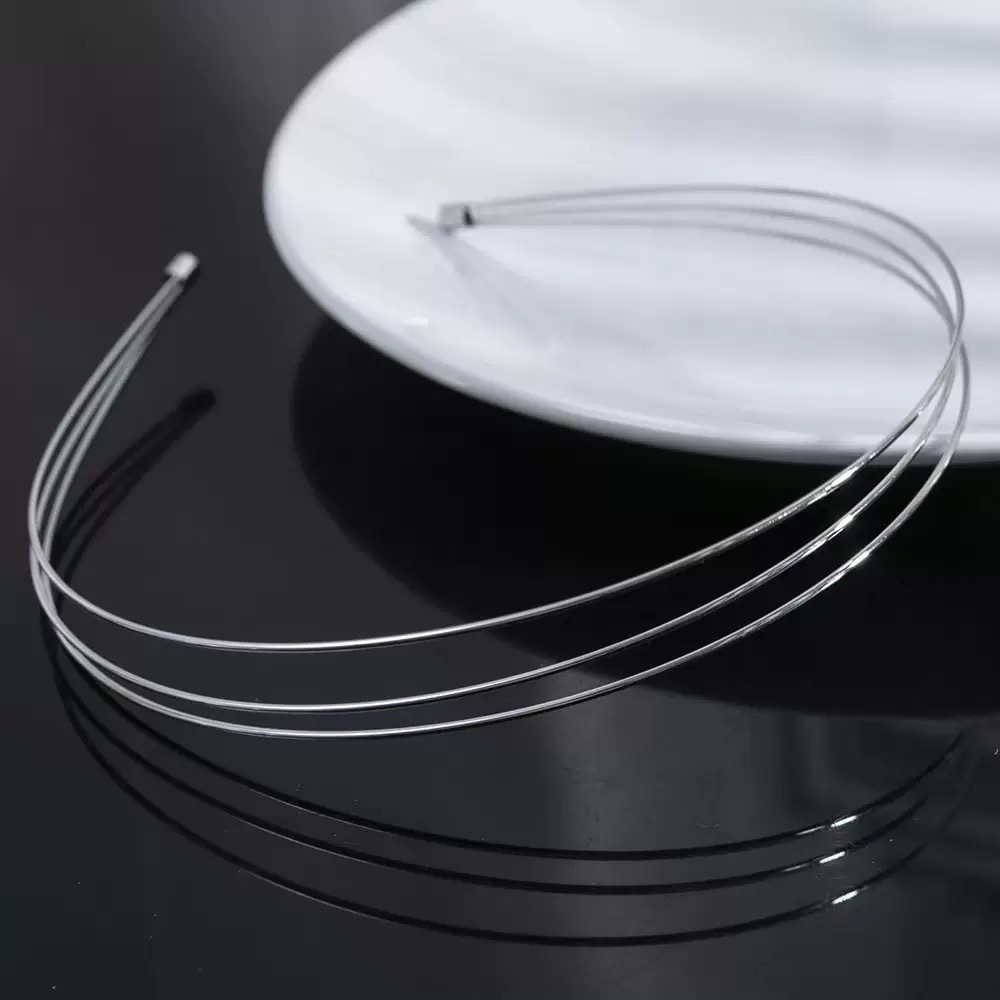 Sal Dulce fino multi-capa diadema de metal de las mujeres versátil salida simple horquilla de metal europeo y americano elegante diadema delgada