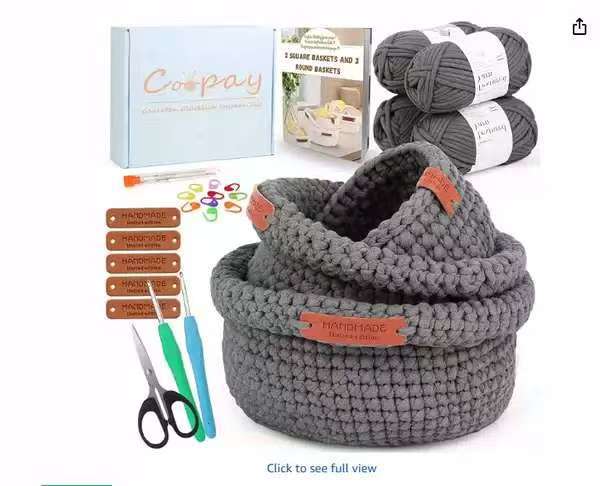 코바늘 뜨개질 DIY 재료 키트 꽃다발 토끼 인형 소품 만들기