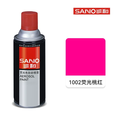 Sanhe Self-Spray Fluorescent Color Automatic Avtomobil boyası - sanhe-1002-fluorescent-pink-350ml203g-spray-paint
