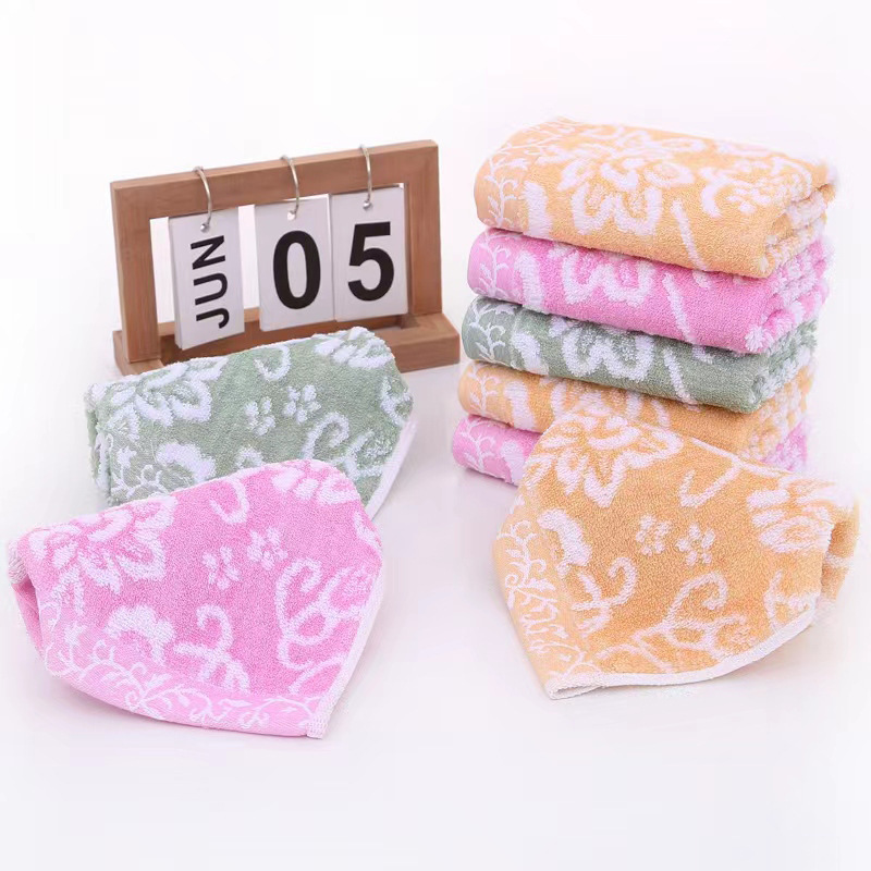 Gaoyang Towel Wholesale New Bamboo Fiber Children's Towels, Cotton Children's Towels, Cartoon Kindergarten Cotton Children's Towels Dropshipping