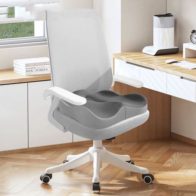 Headrest Cushion Cushion Office Student - double-gray-color-matching-cushion-one-size-fits-all-cushion