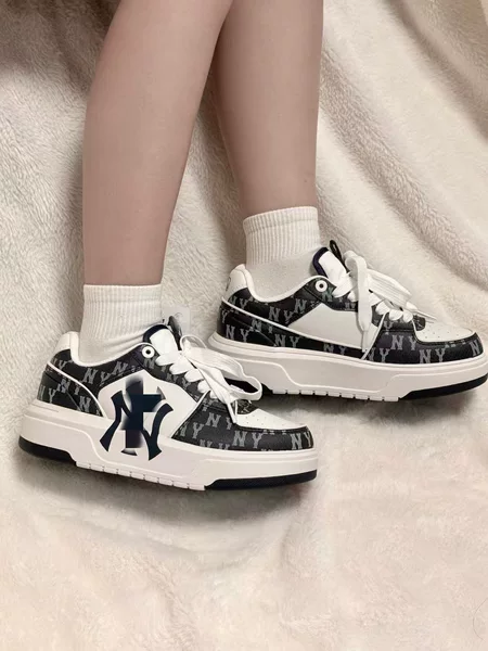 Putian shoes, pure original MMLB sneakers, Korean-style NY printed Yankees shoes, unisex trendy casual shoes, student shoes, running shoes