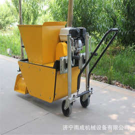 手推式路沿石成型滑模机 路面围栏成型机 路缘石滑膜成型机 图片