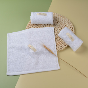Cotton towel handkerchief kindergarten middle hook cotton baby soft absorbent hand wipe mouth small square towel