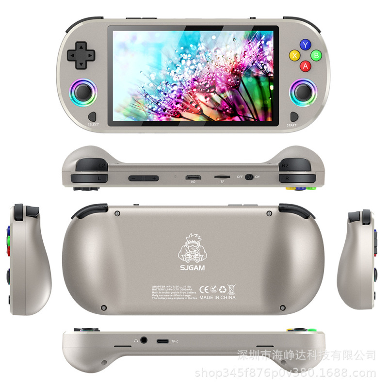 クロスボーダー起爆M22横版5インチスクリーンHD出力携帯ゲーム機64gbは20000ゲーム付き|undefined