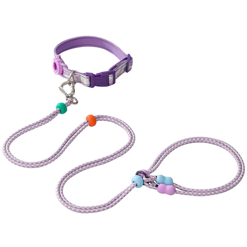 Doble segmento multifuncional anti-explosivo de dopamina perros perros perros pequeños y medianos cuerda de tracción de mascotas