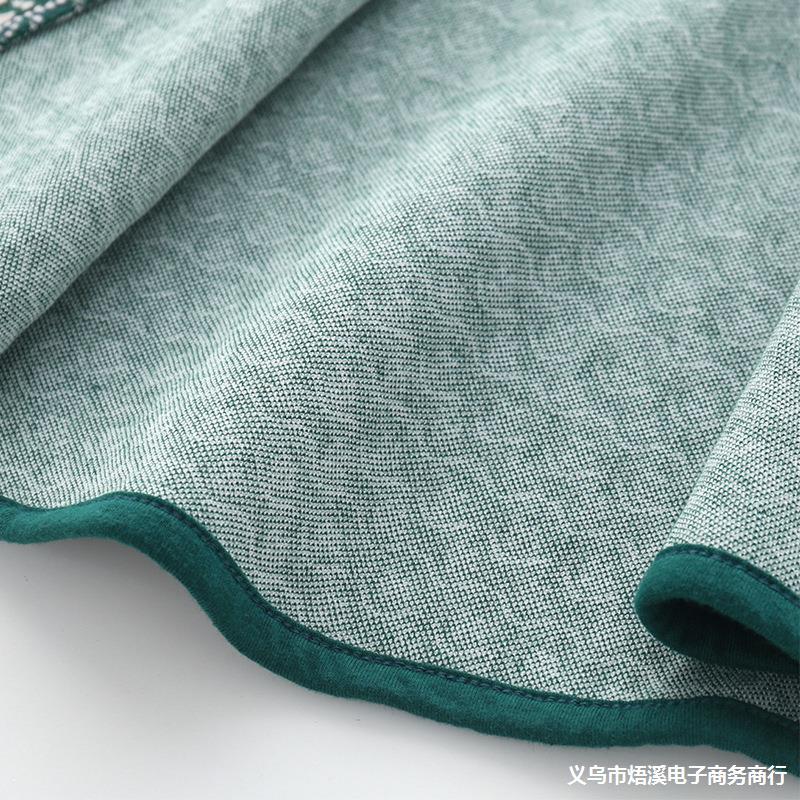 童装厂家现货披肩单层连帽圣诞婴儿斗篷儿童针织披风春秋短款