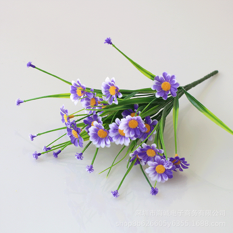 Flores artificiales para decoración