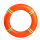 Foam life buoy emergency rescue flood prevention Emergency swimming professional adult adult super large buoyancy foam life buoy