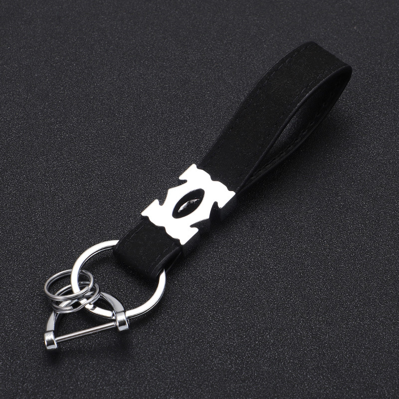 Nuevo llavero de coche de moda llavero de piel de gamula pareja de hombres y mujeres colgante creativo de personalidad de alta gama