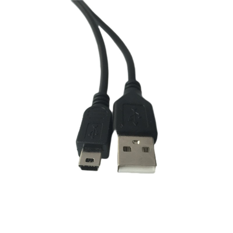1.5 m USB to mini 5pin data cable T-shaped port V3 charging cable camera player mini charger cable
