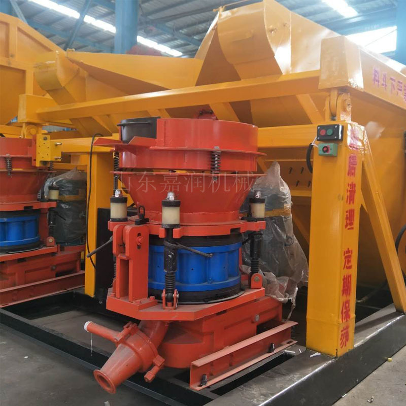 吊装式一拖二干喷机 隧道喷浆机 隧道支护喷涂机