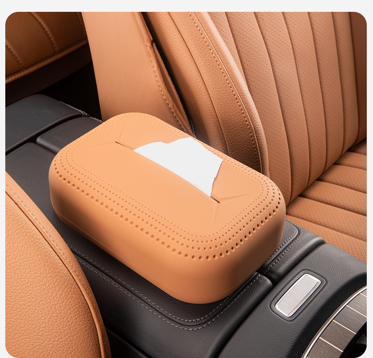 Suitable for Mercedes-Benz's New C-Class E-Class Glc300L/C260L/E300 Car Tissue Box and Car Supplies Cross-Border
