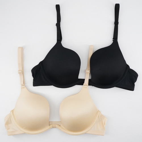 European and American thin bras, big breasts appear small, sexy French underwear, women's thin push-up fashionable breast-retracting bras wholesale