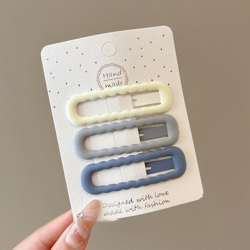 Hermosas pinzas de cabello azul leche pinzas de cabello lateral pinzas de cabello pinzas