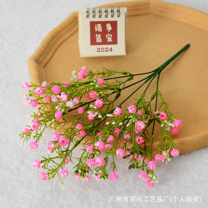 Ramo Artificial de Estrellas Fugaces (Limonium), para Bodas y Decoración del Hogar