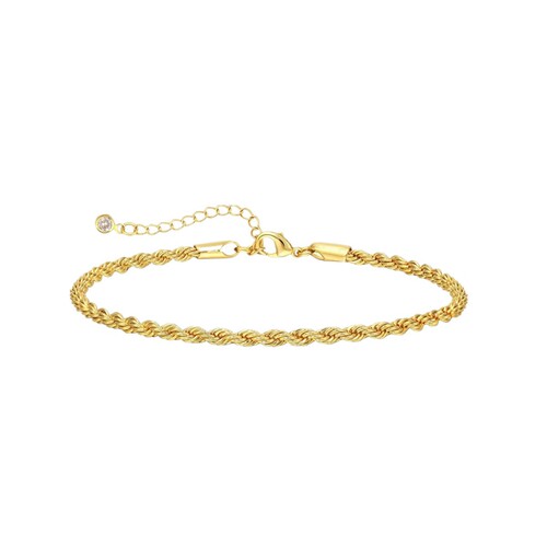 Direct selling 304 stainless steel plated with real gold, colorfast 5-piece bracelet set, fashionable light luxury, high-end jewelry