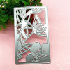 Metal cutting die, handmade, flowered