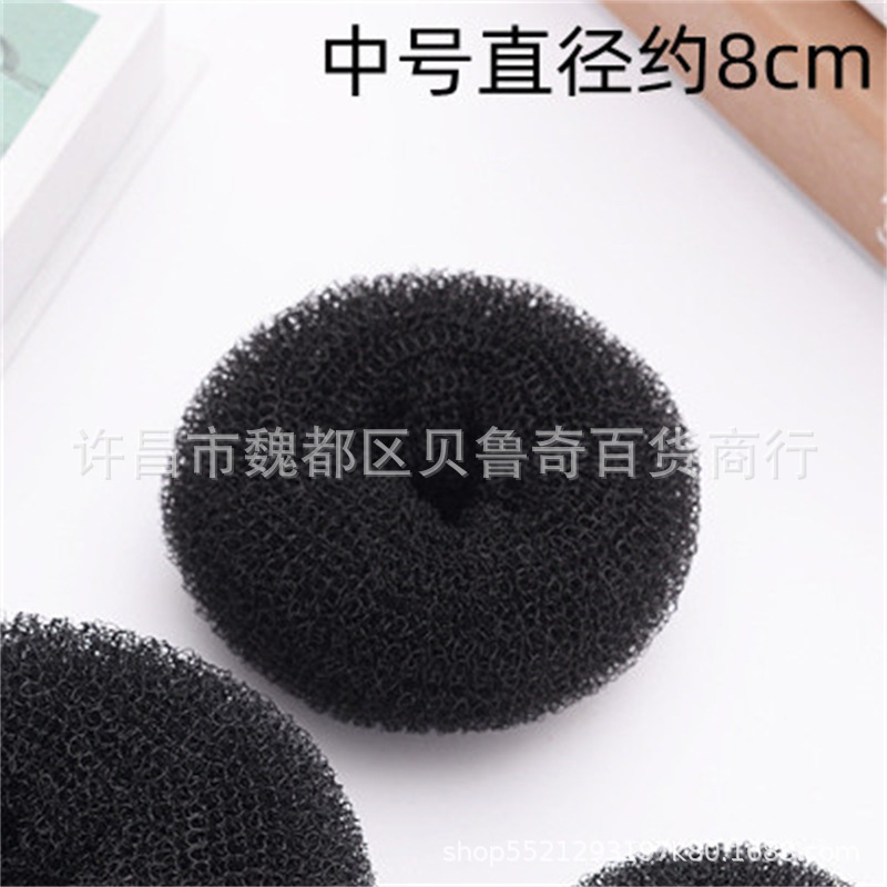 Disponible para cabello liso, cabezal de bola, cabezal de brazado, accesorios para el cabello, donas de estilo coreano, cabezal de brote, herramienta para el cabello