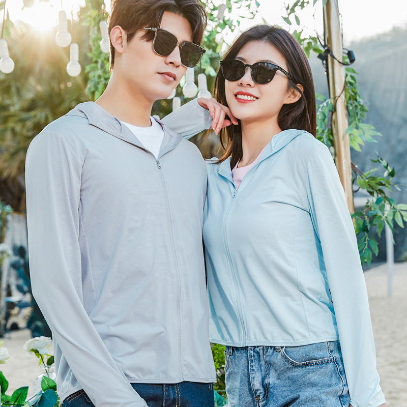 Summer Ice Silk Sun Protection Clothing for Men 2023, Uv Protection, Thin, Breathable, Sun Protection Clothing, Outdoor Fishing Jacket, Trendy Ice Feel