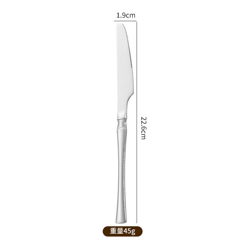 Cuchillo de mesa de plata