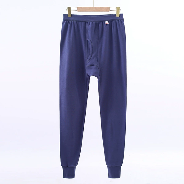 Cotton wool pants iron gray