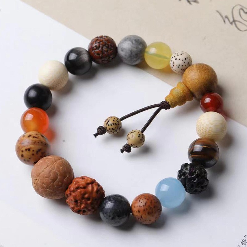 Lingyin Eighteen-seed Bodhi Bracelet Eighteen-seed Bodhi Bracelet Beaded Bodhi Bead Bracelet Gift