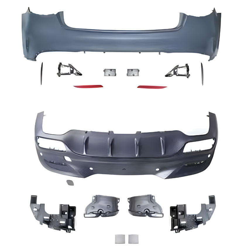 Suitable for Mercedes-Benz GLE320 GLE 400 450 W166 modified GLE63AMG to surround the front and rear bars, tail throat and rear lip