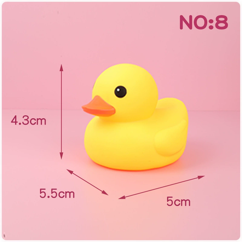 Bath Toy B.Duck — Children's Rubber Duck for Water Play & Bathing, Anti-Stress, Mini to Classic Sizes