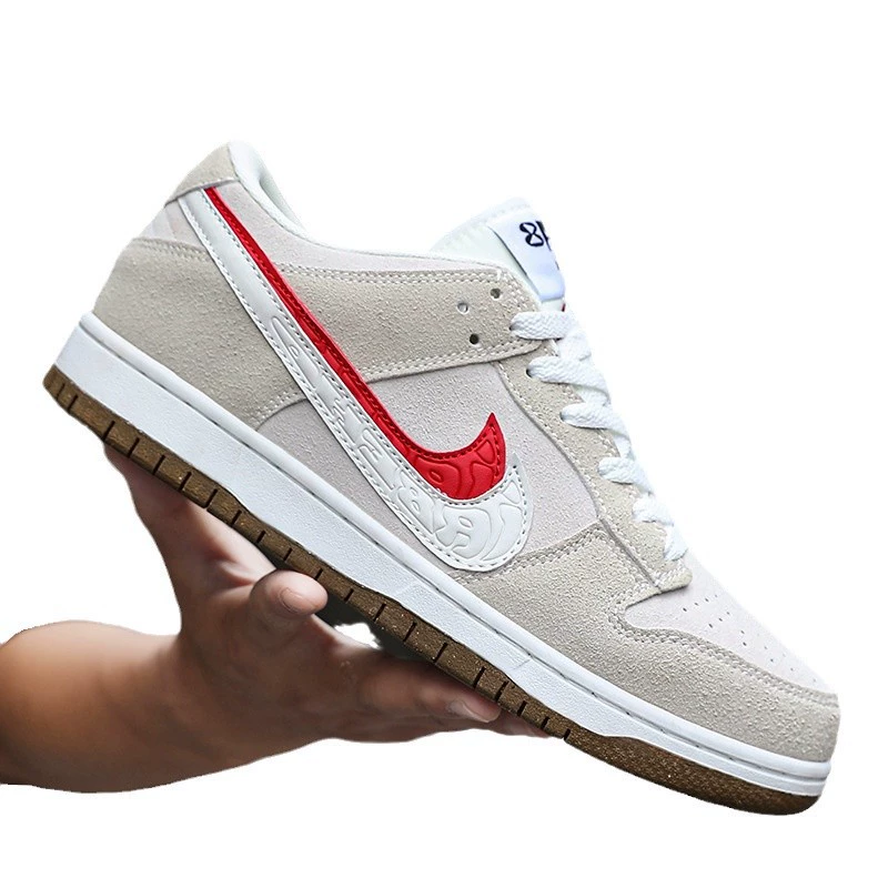 Putian shoes AJ women's shoes dunk low - red sailing white green double hook low - top marine ice tea men's board shoes
