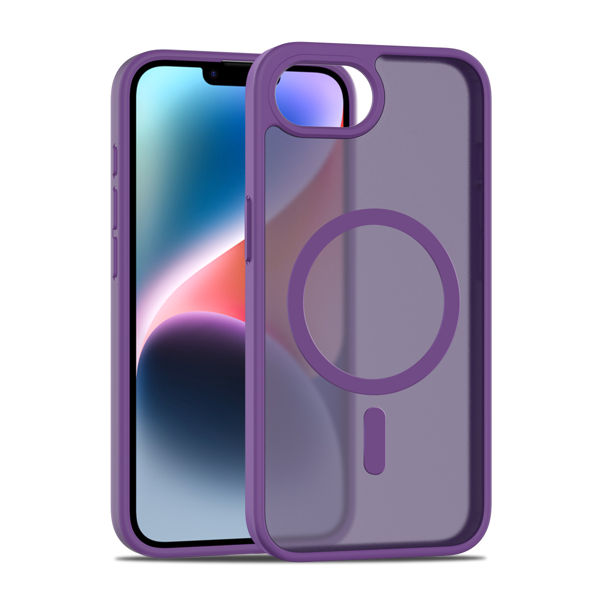 Aplicable iphone16E funda de succión magnética cerveza funda para teléfono móvil escudo plateado sensación de piel 2.0mm Apple 16SE4 funda para teléfono móvil anti-caída