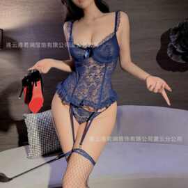 若澜新款情趣内衣服小胸聚拢制服诱惑纯欲睡衣女qqny激情套装5256