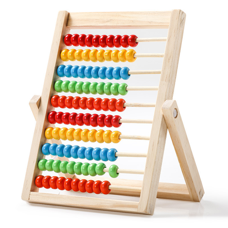 Soporte de ábaco para niños personalizado, soporte de cálculo, contador digital, ayudas didácticas, educación temprana, rompecabezas, fabricantes de juguetes de madera
